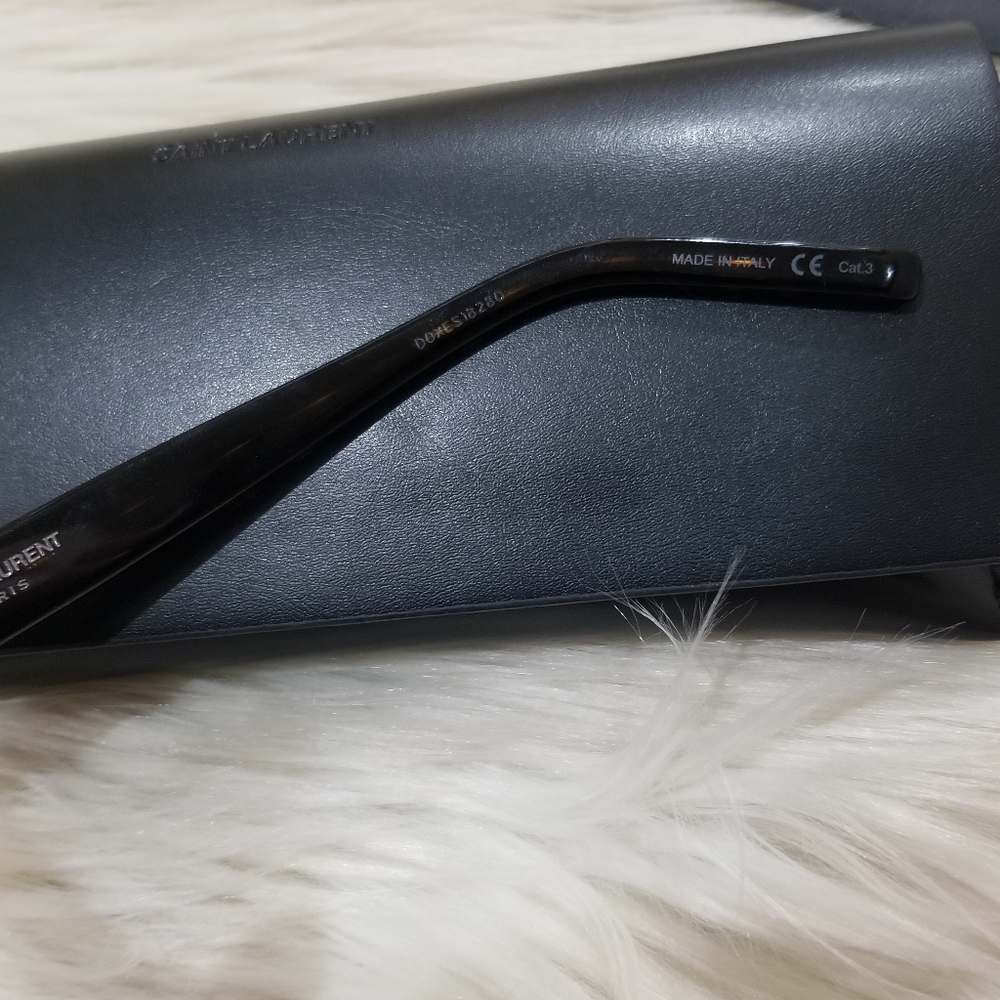 Ysl logo tortoise sunglasses - Picture 8 of 12